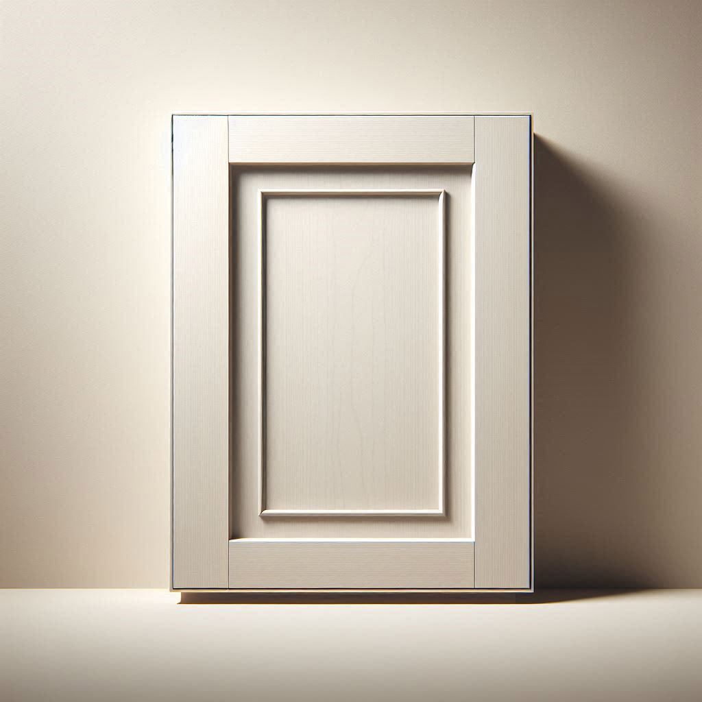 A Modern Styled Cabinet Door that can be used in a kitchen or Vanity