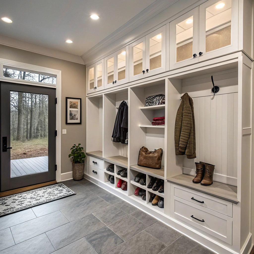 Mudroom cabinets added to Increase Toronto Home Value 