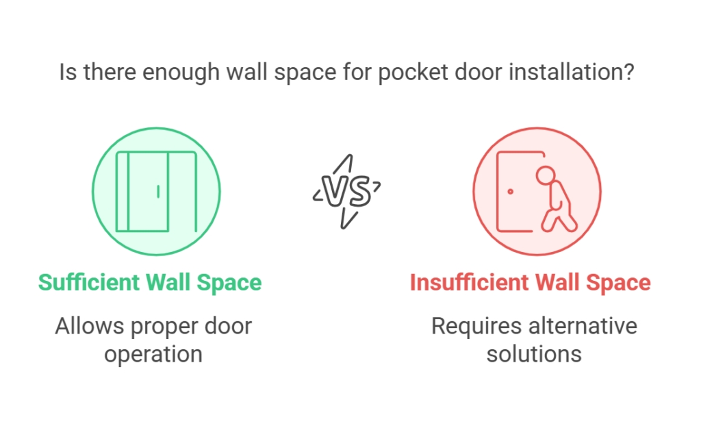 pocket doors save space 