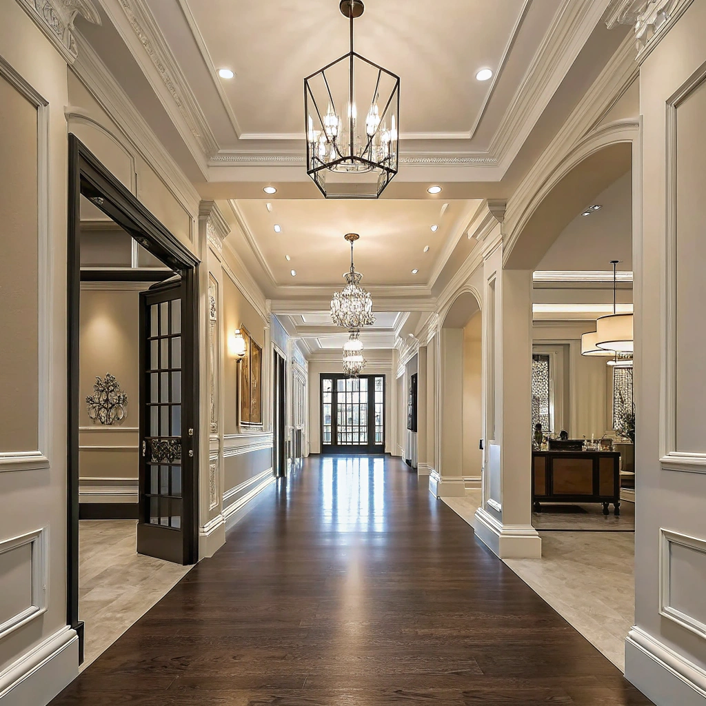 Grand entry showcasing Millwork designs 