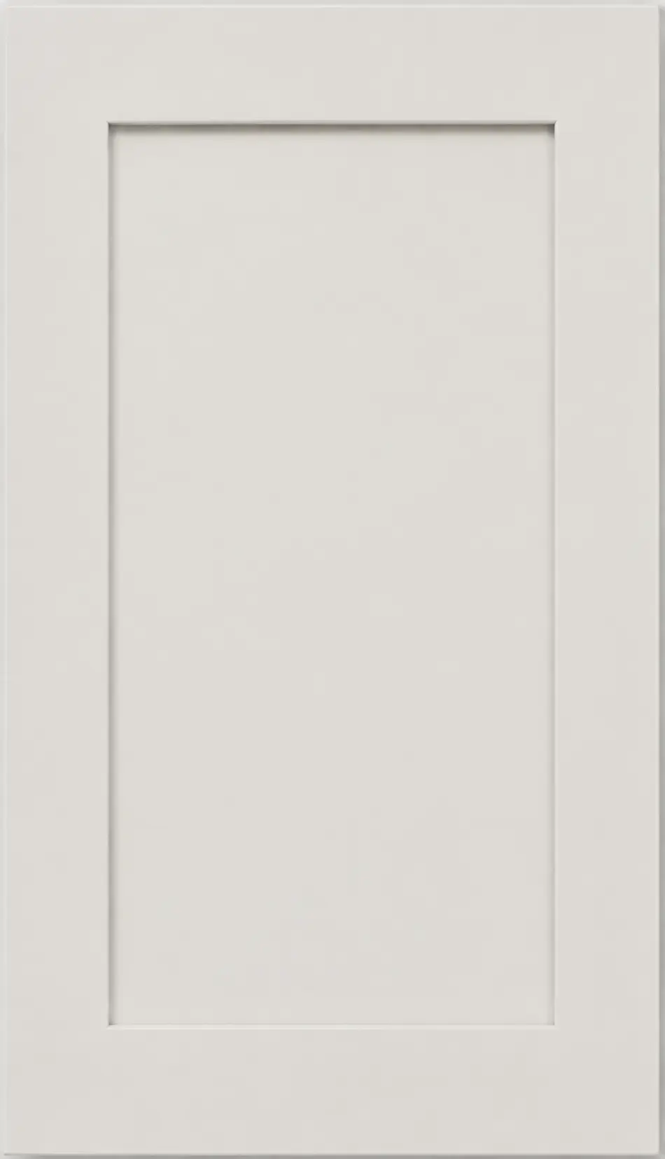 Aurora cabinet door in SW 7006 Extra White