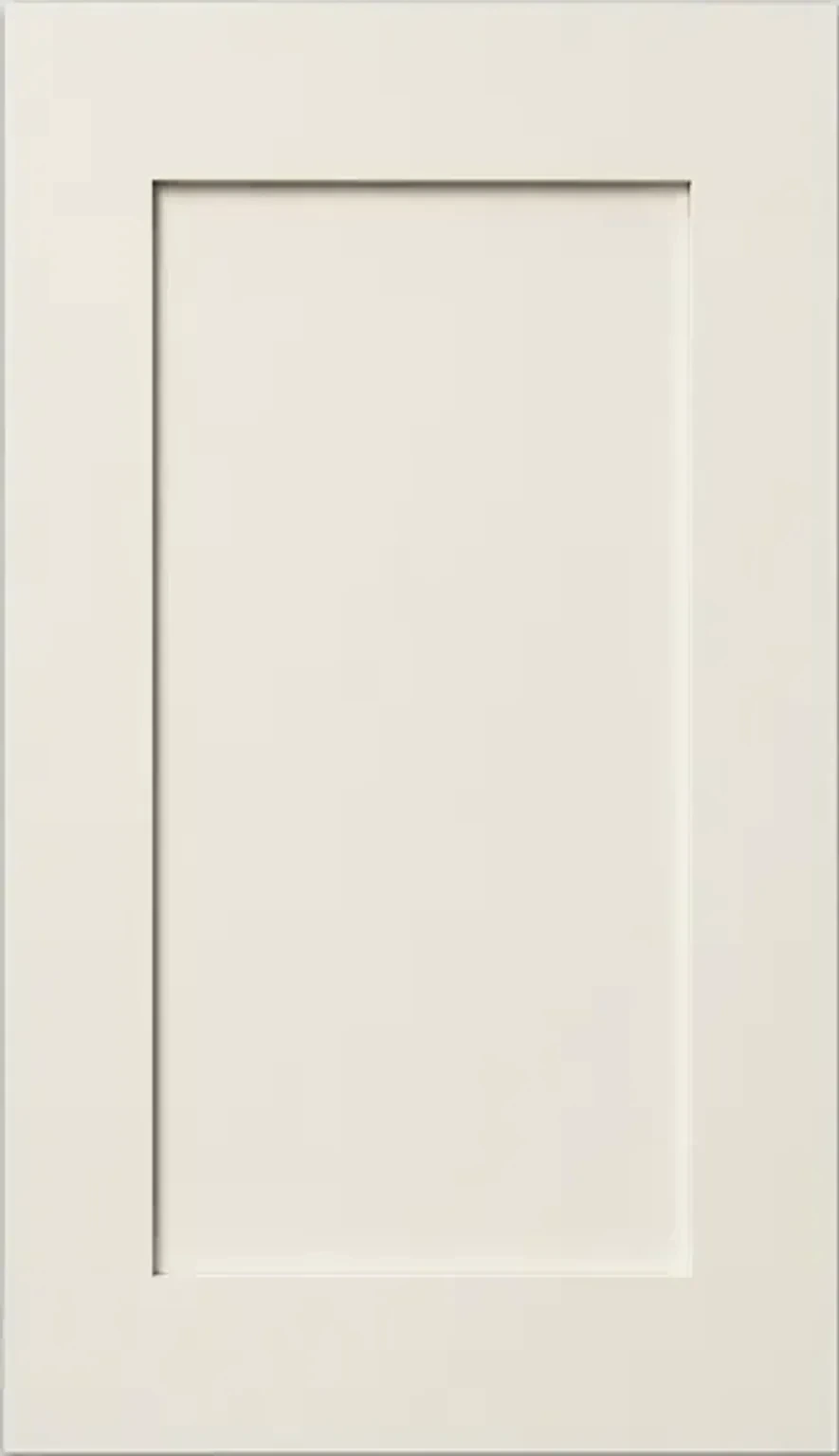 Belmont cabinet door in SW 7006 Extra White