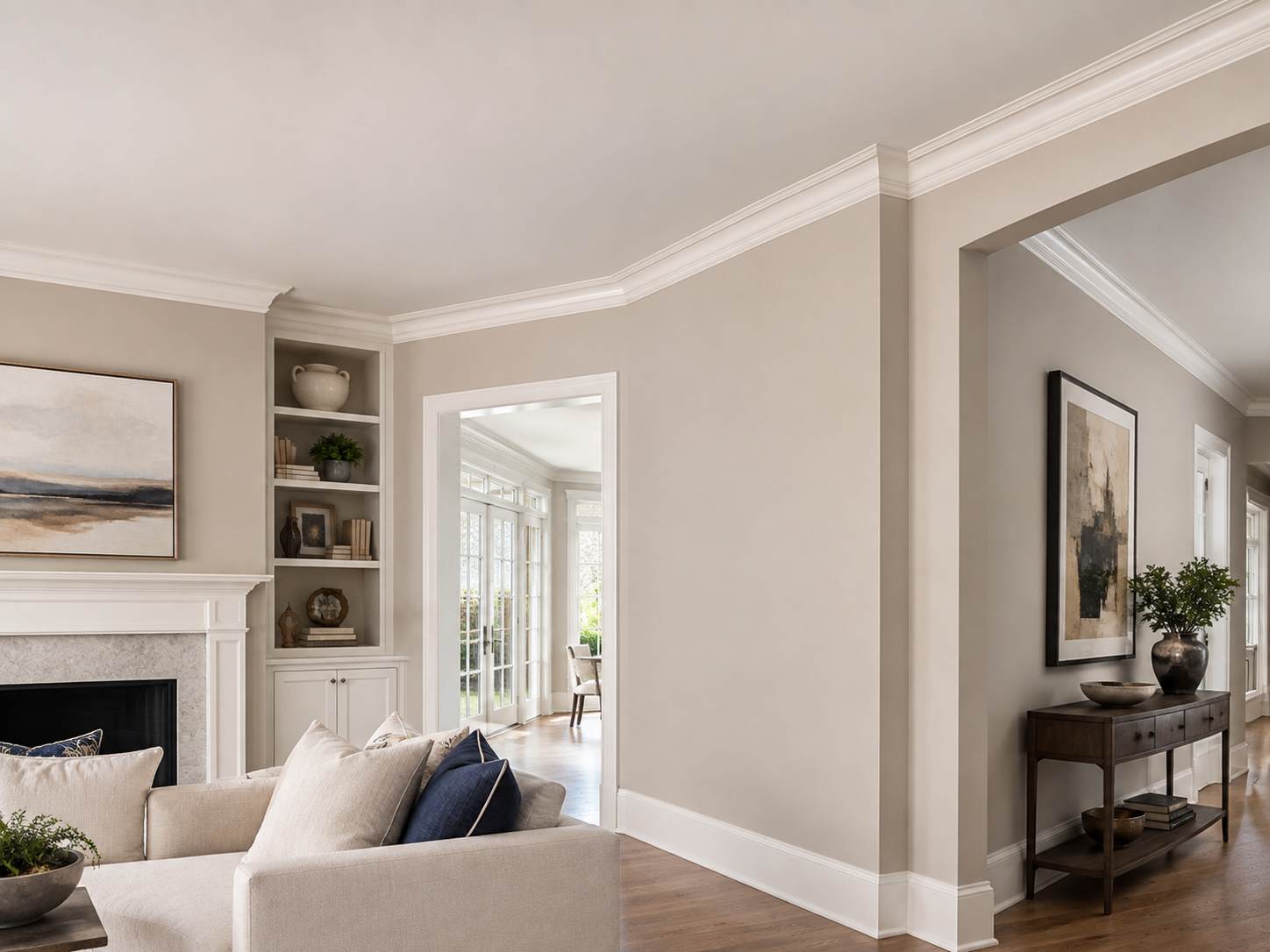 Architectural crown moulding design example