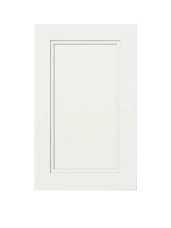 Cumberland cabinet door in SW 7006 Extra White