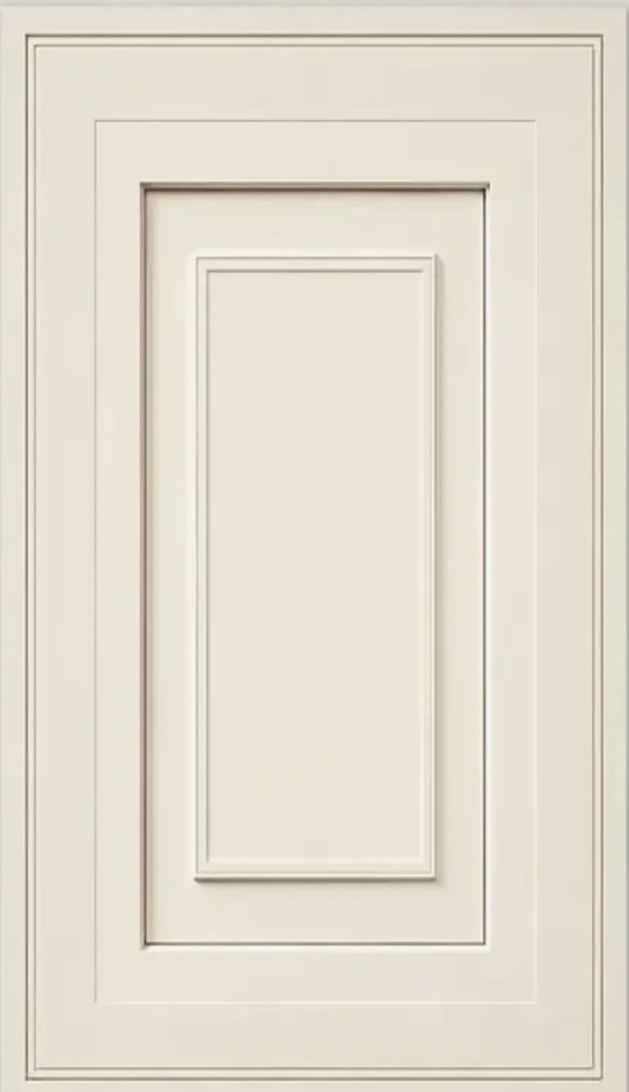 Euclid cabinet door in SW 7006 Extra White