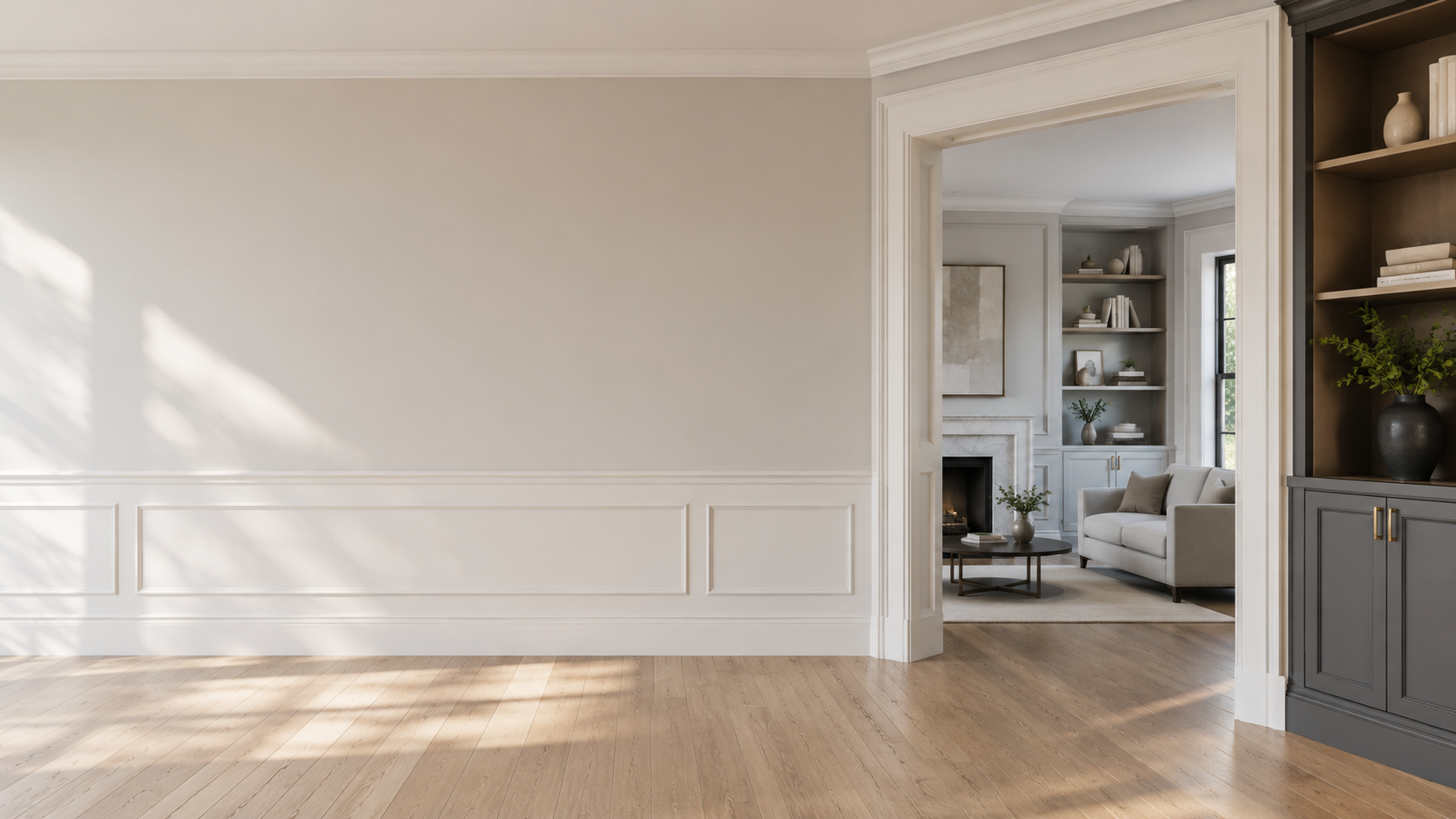 Decorative wall panelling and interior trim