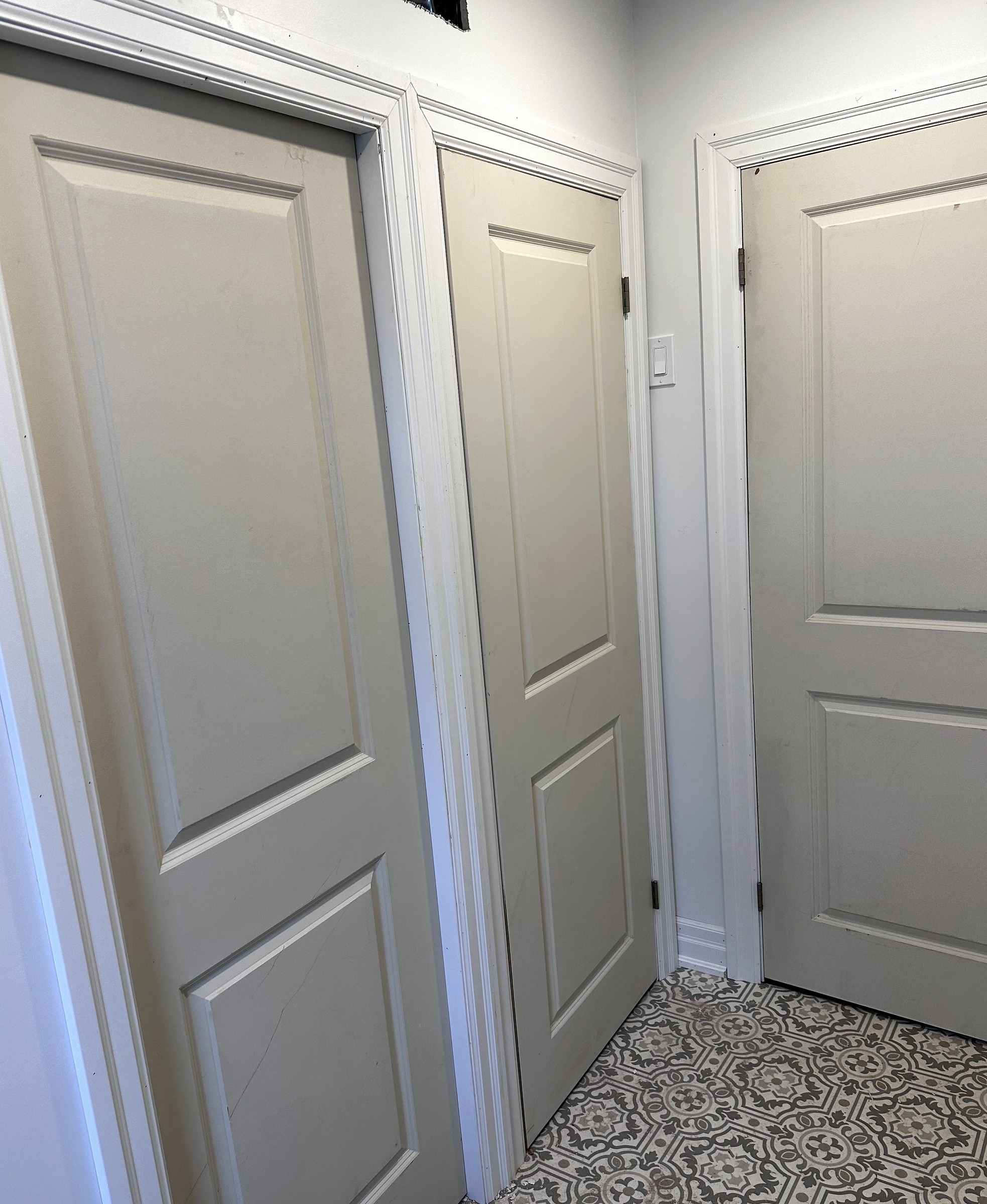 Interior door installation by Miter5 in a Toronto area home