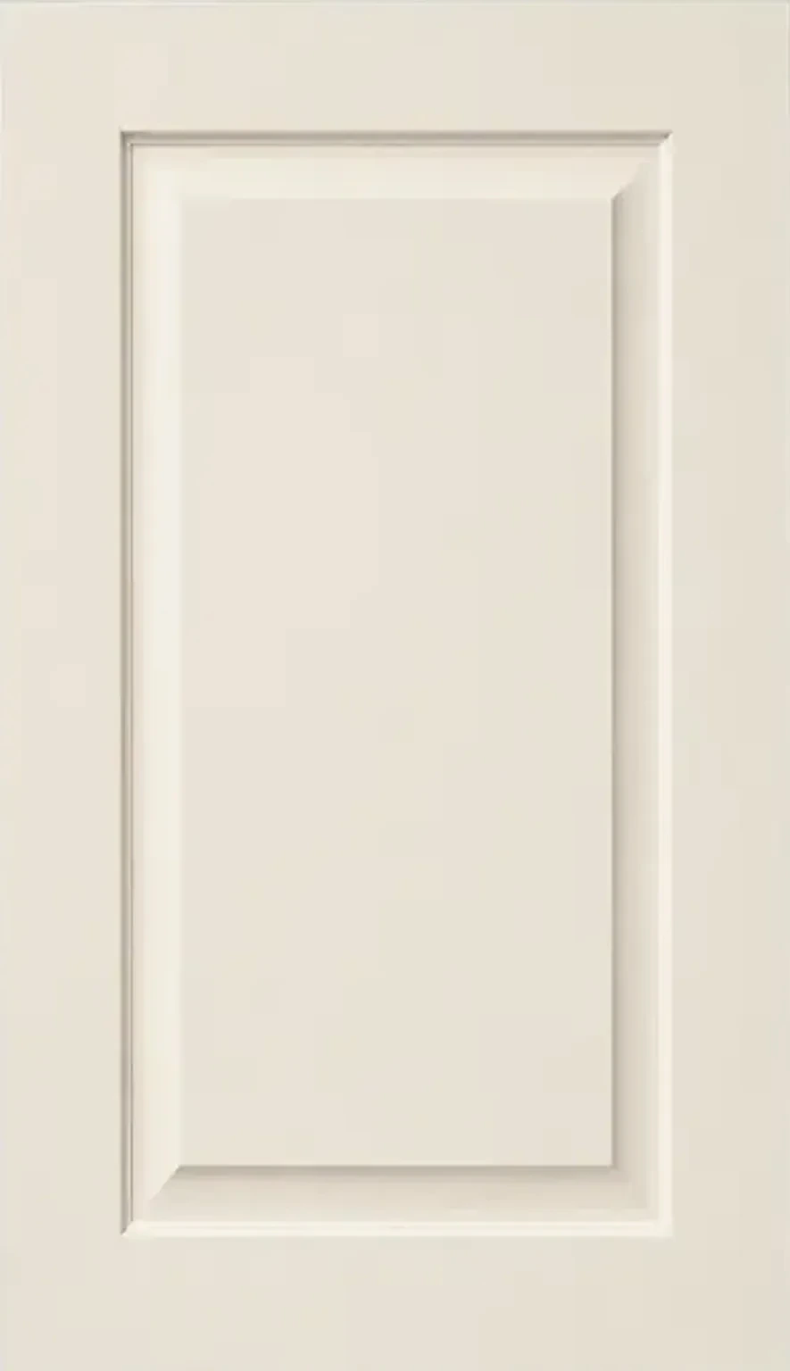 Palmetto cabinet door in SW 7006 Extra White