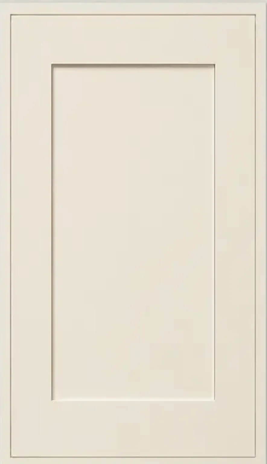 Vermont cabinet door in SW 7006 Extra White